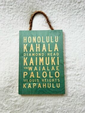 SoHa Living Honolulu Neighborhoods Wall Art
